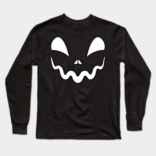 halloween scary smile Long Sleeve T-Shirt